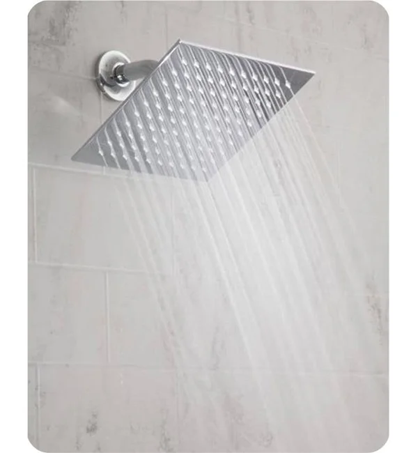 Jaclo Cubix 8x22 Wall/Ceiling Mount Single-Function Square Rain Machine Showerhead in Oil Rubbed Bronze - Flow Rate: 2.0 GMP, SKU