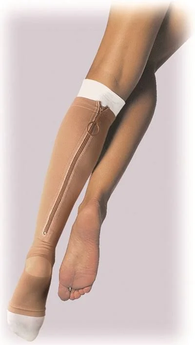 Jobst Ulcercare w/ Zipper Beige, X-Large, Left