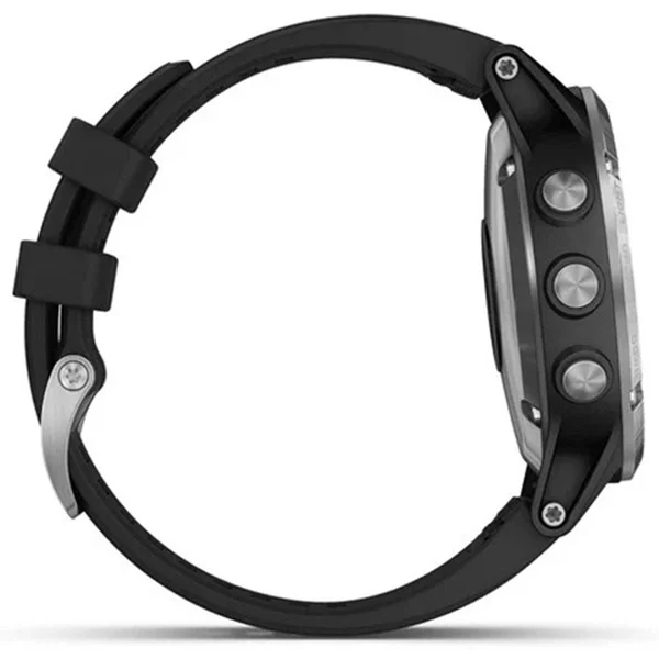 Garmin fenix 5 PLUS Multisport GPS /Galileo Watch - 1.2x22 Display - Silver/Black