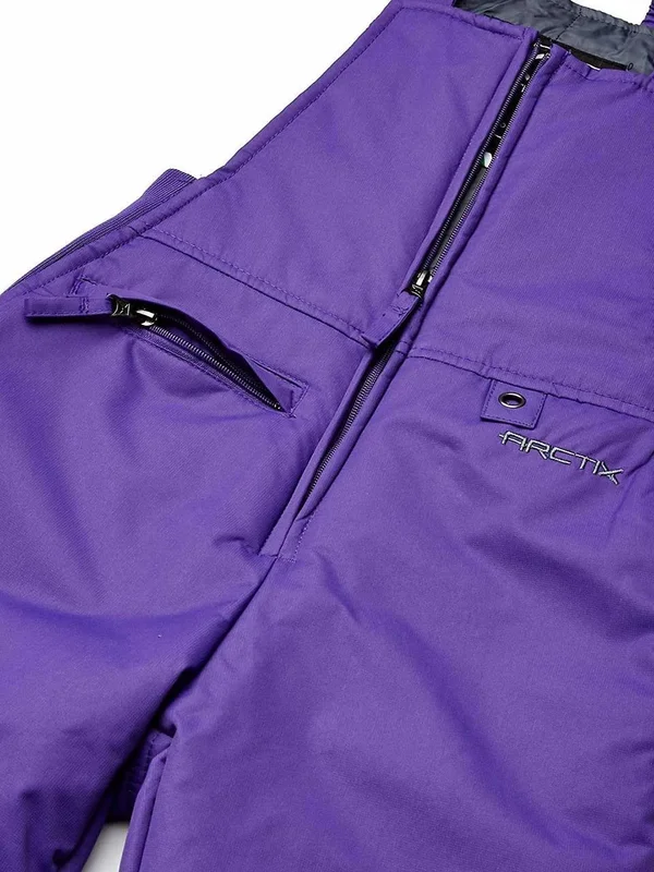 Arctix Youth Classic Snowsport Bib Overalls - Purple, L, Boy's, Size: Large