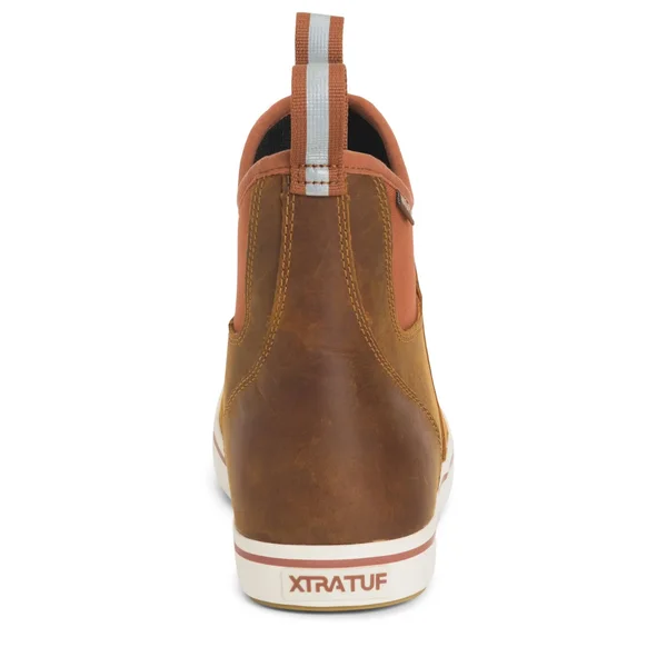 Xtratuf Men's Leather Deck Boot - Burnt Orange - 12