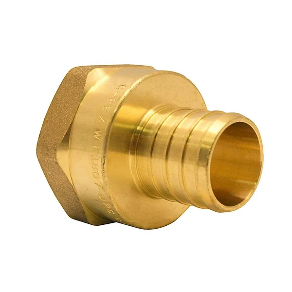 Apollo 3/4 in. Brass PEX Barb x 3/4 in. Female Pipe Thread Adapter Pro Pack (25-Pack)