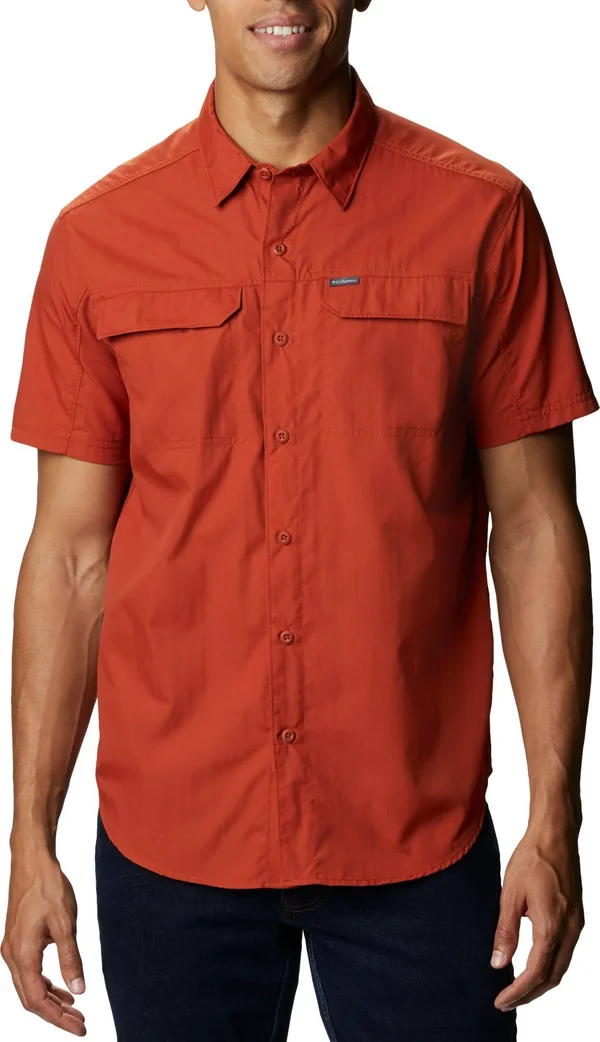 Columbia Men's Silver Ridge 2.0 Short Sleeve Shirt (Regular and Big & Tall) - Medium, Brown