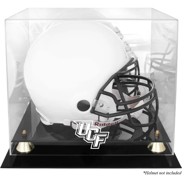 UCF Knights Golden Classic Logo Helmet Display Case with Mirrored Back