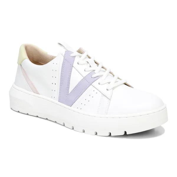 Vionic Simasa Sneaker White Pastel Lilac, 10, M