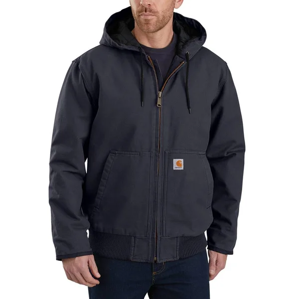 Carhartt Washed Duck Active Jac. CT104050 (Navy) S