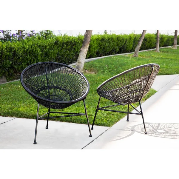Coaster Home Furnishings 6KLB820309 Sombrillo Outdoor Rattan Accent Chair - Black