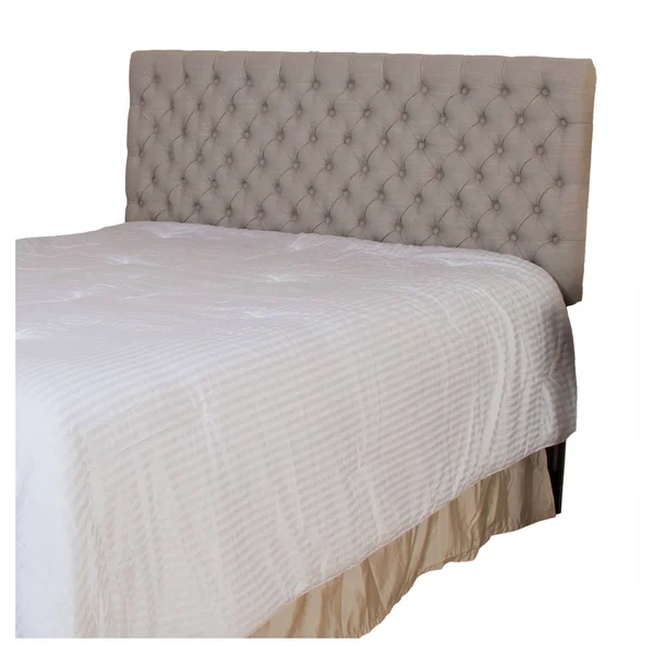 Christopher Knight Home Jezebel Adjustable Button Tufted Headboard - Light Beige, Full/Queen