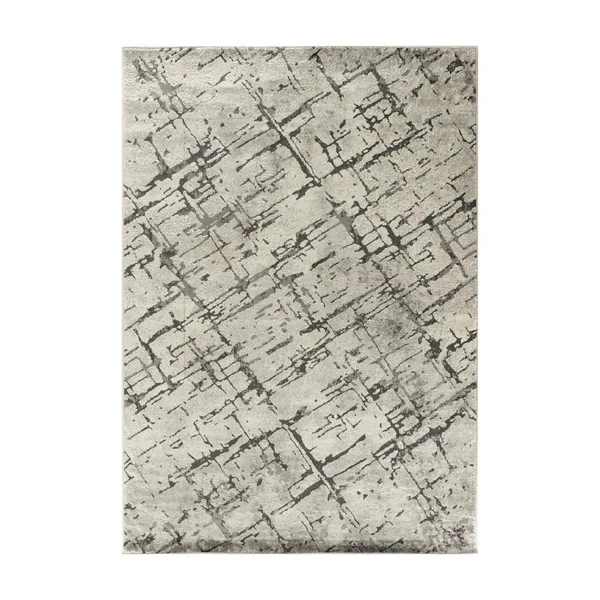 MDA Home Tuana Gray/Cream Transitional Polypropylene Area Rug - 7'11'' x 10'10''