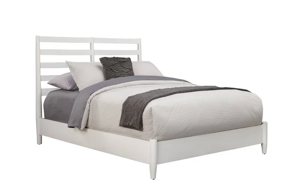 Alpine Furniture Flynn White Retro Full Bed
