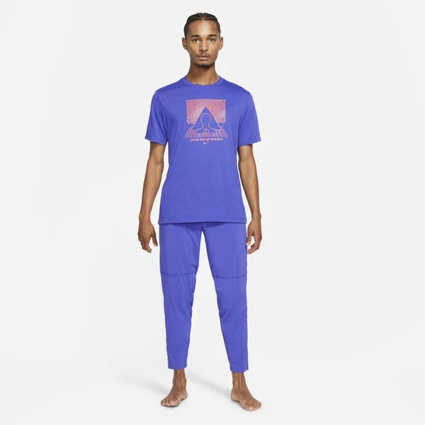 Nike Yoga Men's Pants in Blue, Size: Large, CU7378-430