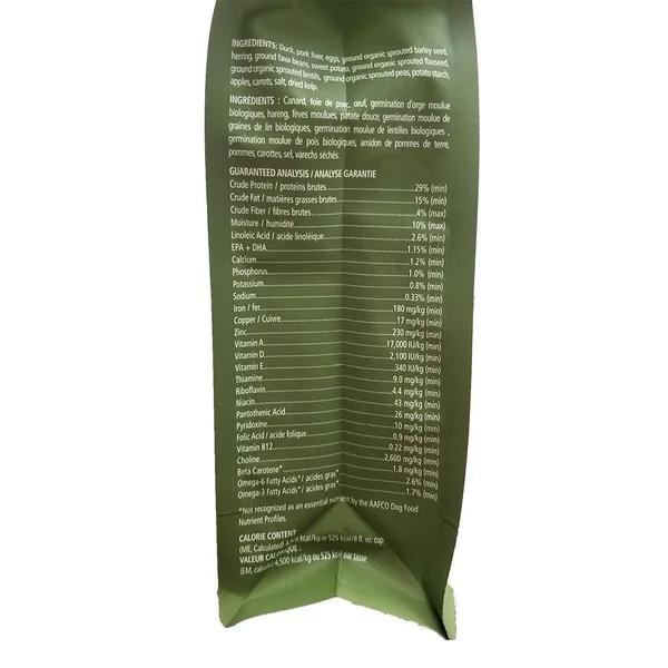 Carna4 Hand Crafted Dog Food - 13-Pound, Duck