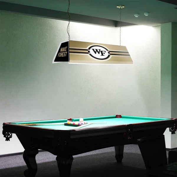 Wake Forest Demon Deacons: Edge Glow Pool Table Light Gold, Mascot