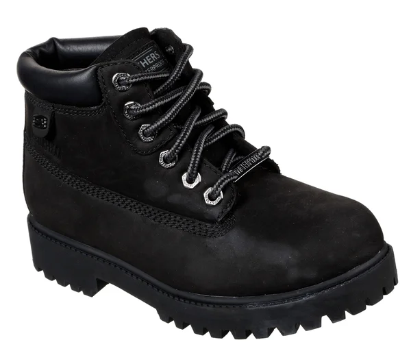 Skechers Women's Sergeants - Verdict Chick Boots, Black, 6.5