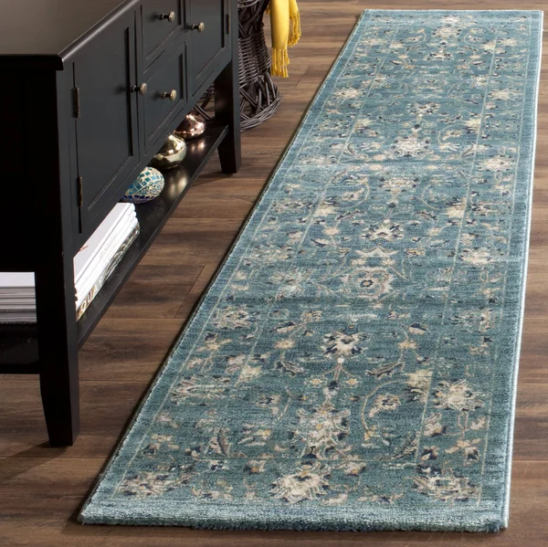 Safavieh EVK514G Evoke Turquoise - Beige Area Rug - 9& x 12&