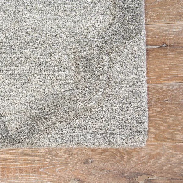 Portland Handmade Trellis Grey Area Rug - 2' x 3'