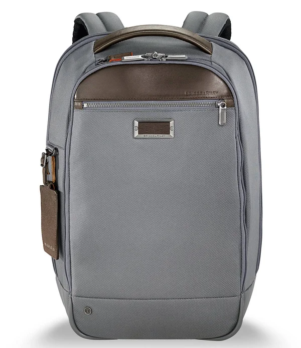 Briggs & Riley @Work Medium Slim Backpack (Grey)