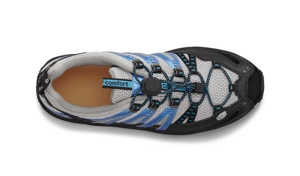 Dr. Comfort Men's Athletic Performance Shoes Metallic Blue 6 E (Wide)