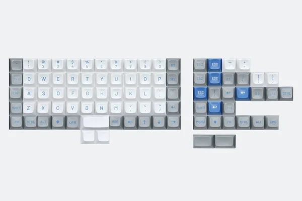 Drop MT3 Camillo Keycap Set - Ortho Kit in Blue