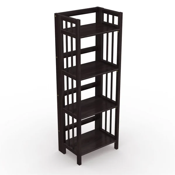 Stony-Edge Mission Folding Bookcase - Size: 16L x 11.5W x 45H in.