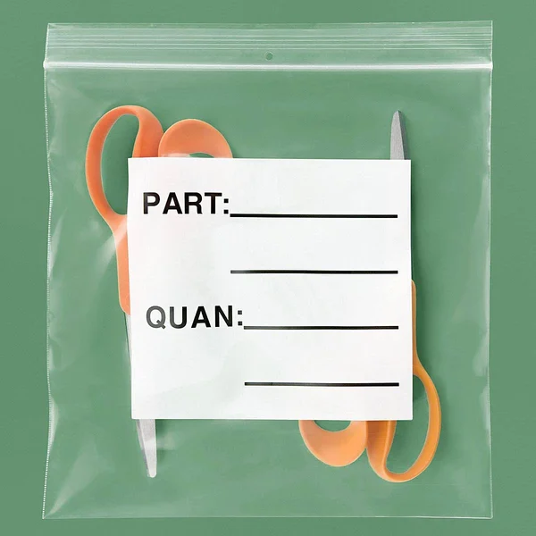 4 Mil Reclosable Parts Bags - Hang Hole 10 x 10