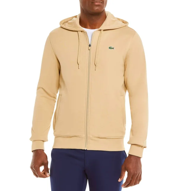 Men's Lacoste Solid Zip Hoodie 5875825 - 6 - Viennese