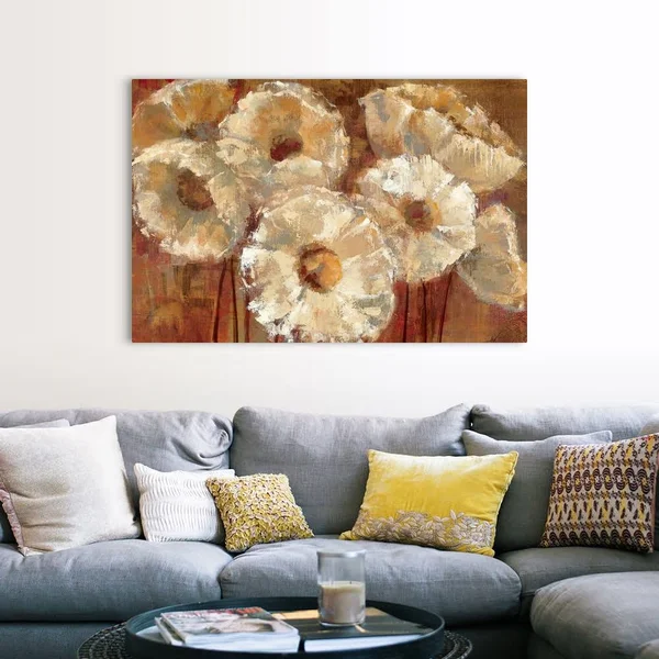 Waltzing Poppies, Canvas Wall Art, 60x40, Great Big Canvas