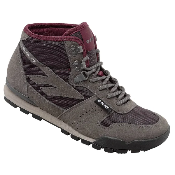 Hi-Tec Women's Sierra Lite Mid Hiking Boots - Wine 8.5