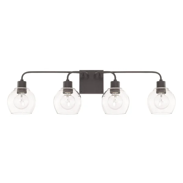 Capital Lighting 120041MB-426 Tanner 4 Light Vanity - Matte Black