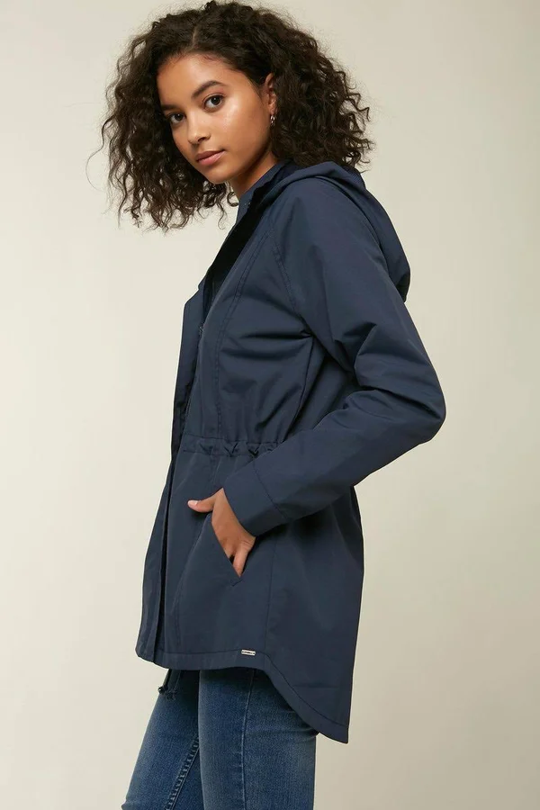 O&Neill Gayle Rain Jacket Women's Mood Indigo - L