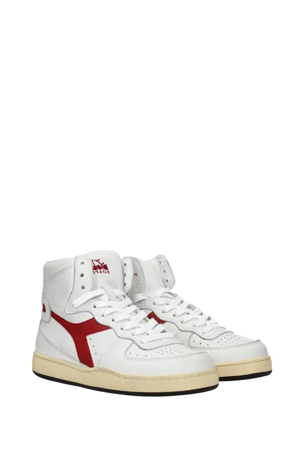 Diadora Mi Basket Used White