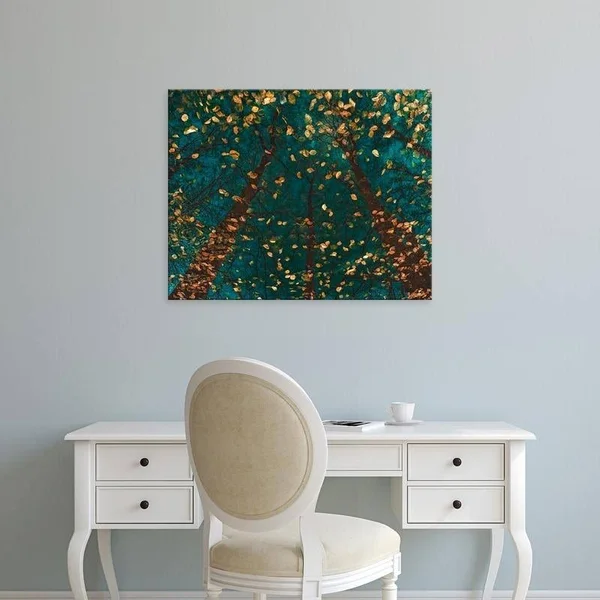 Easy Art Prints Lars Van De Goor's 'Plato's Trees' Premium Canvas Art - 32 x 40 - Brazilian Barnwood Frame