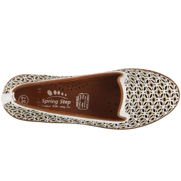 Spring Step Tulisa Slip-On - Silver - Size 38