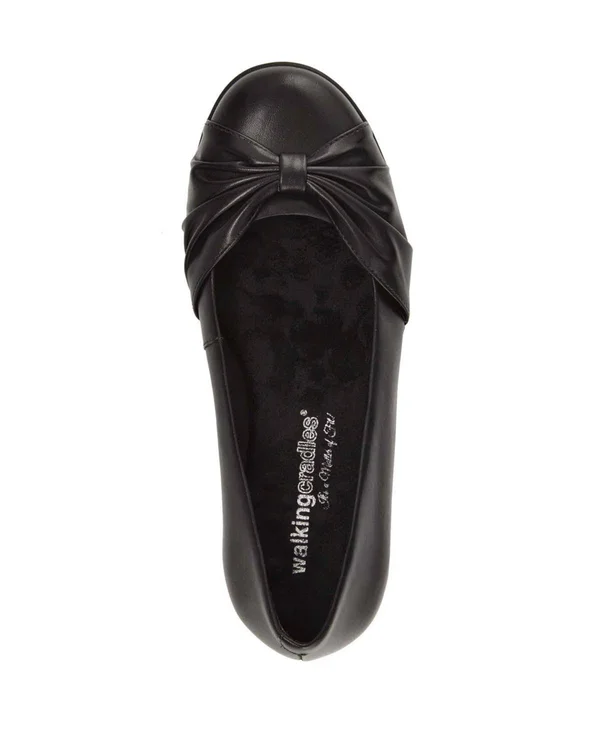 Walking Cradles Fall (Black Leather) Women's Shoes