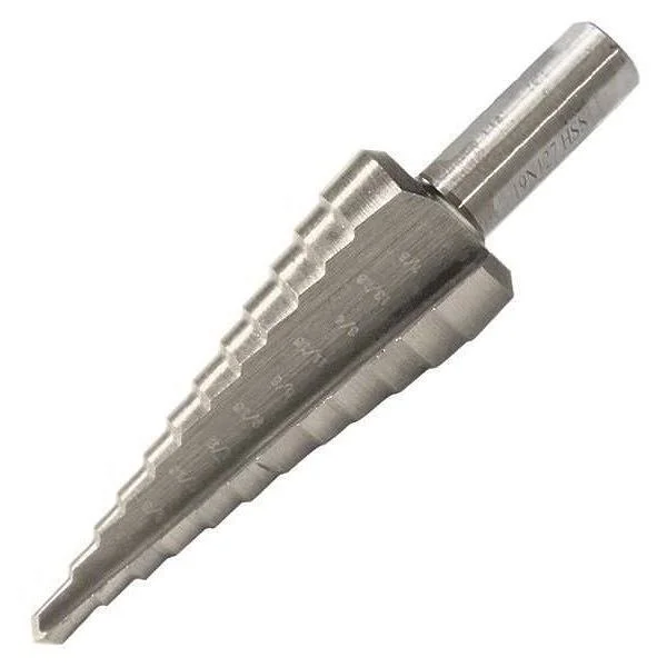 Westward 19N127 HSS Step Drill Bit 12 Sizes - 3/16-7/8