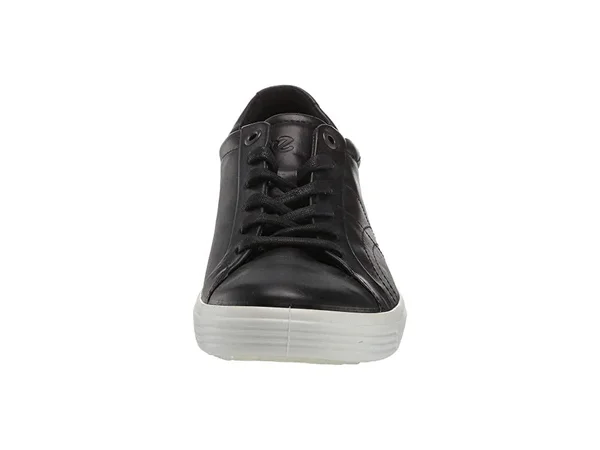 Ecco Women's Soft 7 Stitch Tie Sneaker - Black Leather