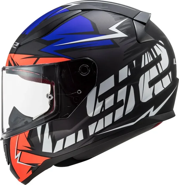 LS2 FF353 Rapid Cromo Helmet - black-red-blue, Size Xs
