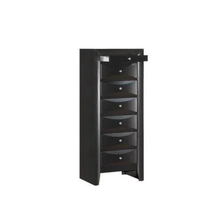 Latitude Run Medford 7 Drawer Lingerie Chest - Black
