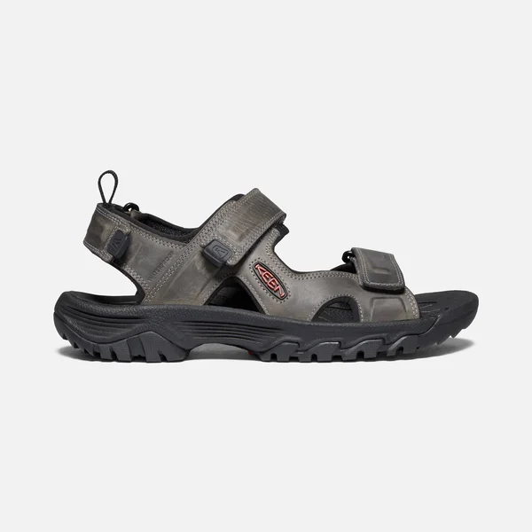 Keen Men's Targhee III Open Toe Sandal - 13 - Grey - Black