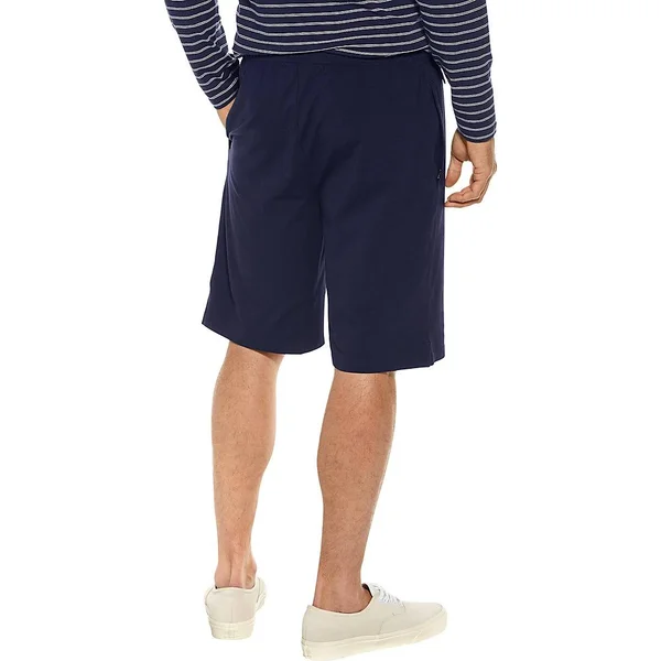 Coolibar Men's Newport Saturday Lounge Shorts - UPF Clothing For Men, Blue, Large