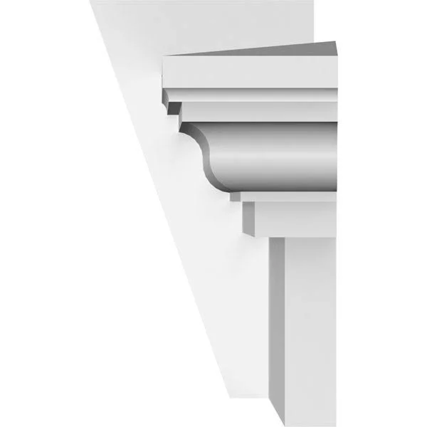 30x22 Bottom Width x 36 1/4x22 Top Width x 9x22H x 1x22P Traditional Crosshead w/ Flat Keystone