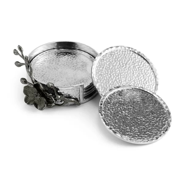 Michael Aram Black Orchid Coaster Set