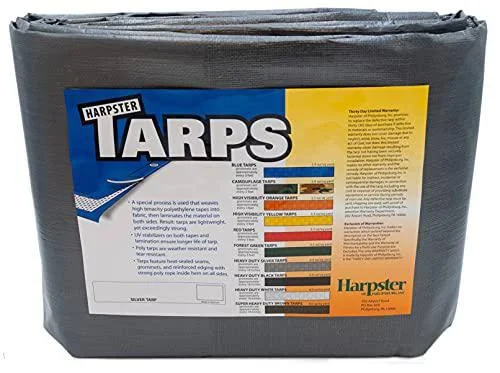 12& x 20& Heavy Duty Silver 6 oz. Tarp