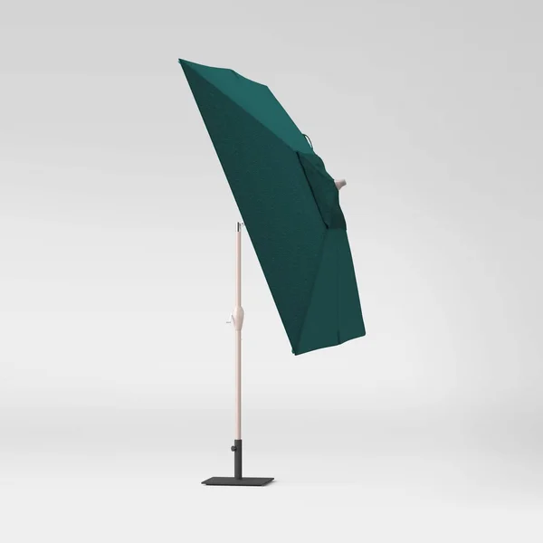 10' Rectangular Patio Umbrella DuraSeason Fabric Teal - Project 62