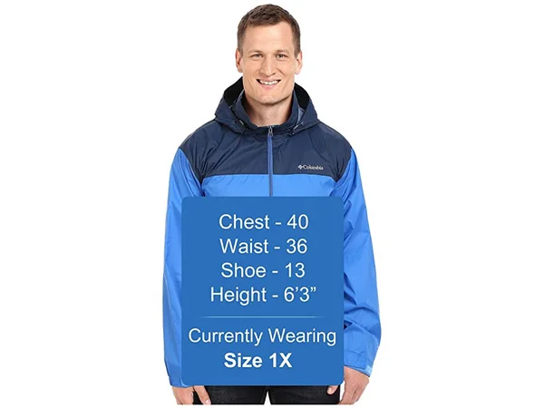 Columbia Men's Glennaker Lake Rain Jacket - 5X - Black