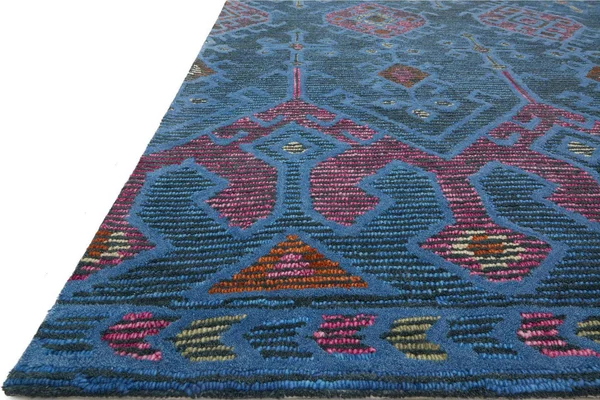 Loloi Gemology GQ-02 3&6x22 x 5&6x22 Blue, Plum Rug