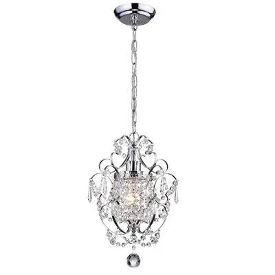 Emmaline 1 - Light Unique/Statement Geometric Pendant House of Hampton