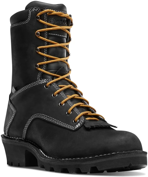 Danner Men's Logger 8x22 Work Boot, Black
