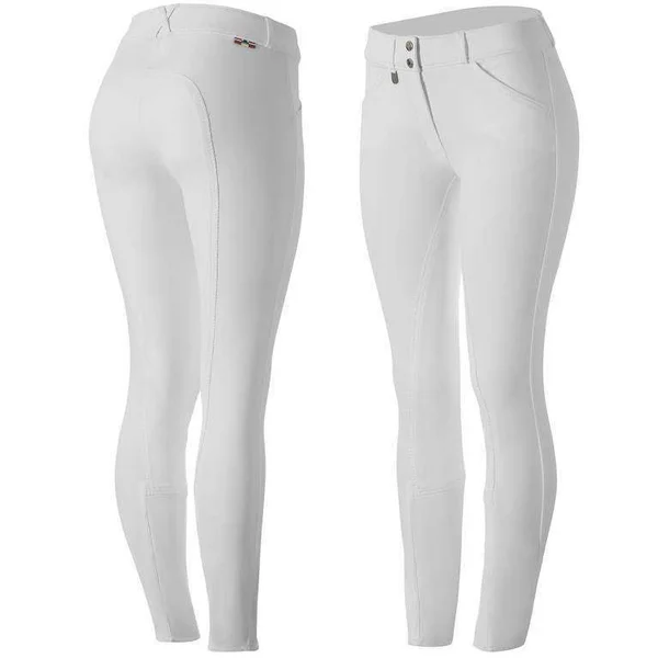 Horze Grand Prix Women's Leather Full Seat Breeches - 24, Black