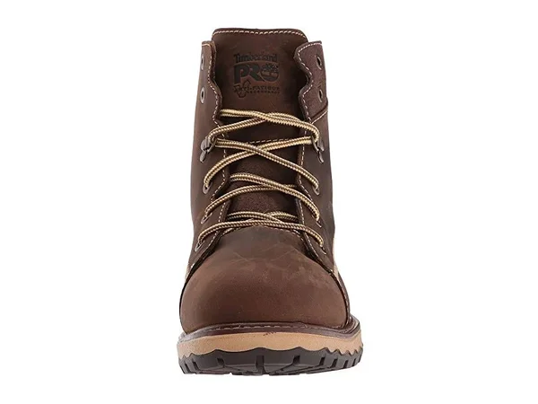 Women's Timberland Pro 6 inch Hightower Alloy Toe Work Boot, Size: 11, Brown